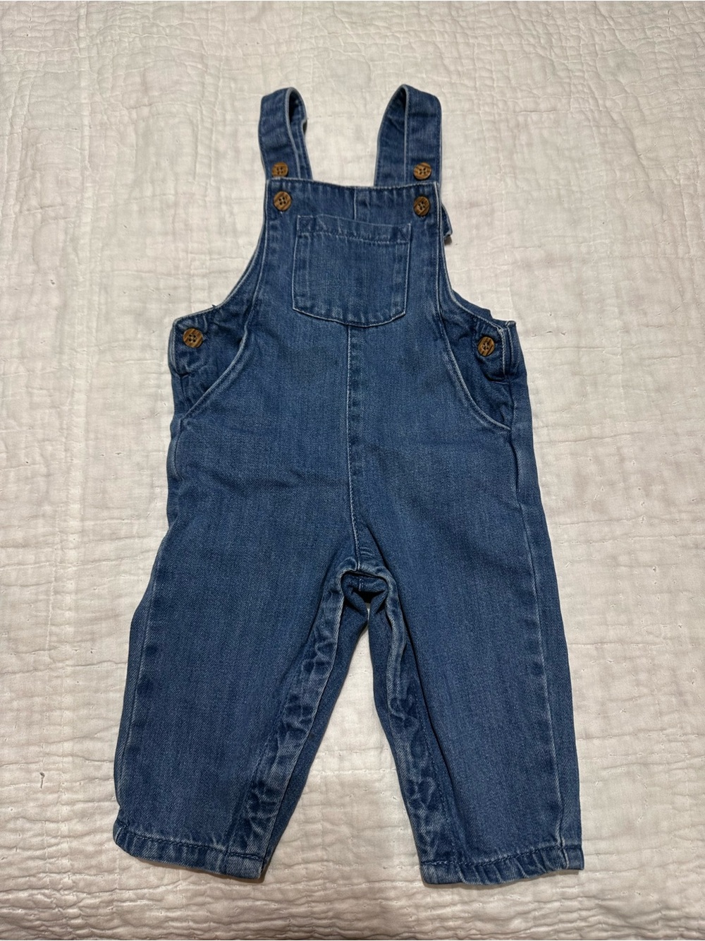 Organic cotton Denim Overalls - Blue